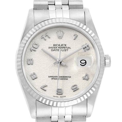 white gold anniversary rolex